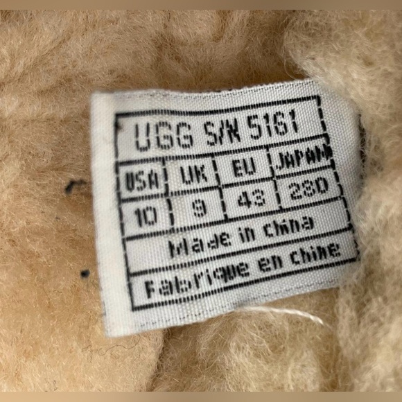 🐻 UGG Ascot Leather Slippers Men’s Size 10 – Chestnut Brown - Picture 9 of 9